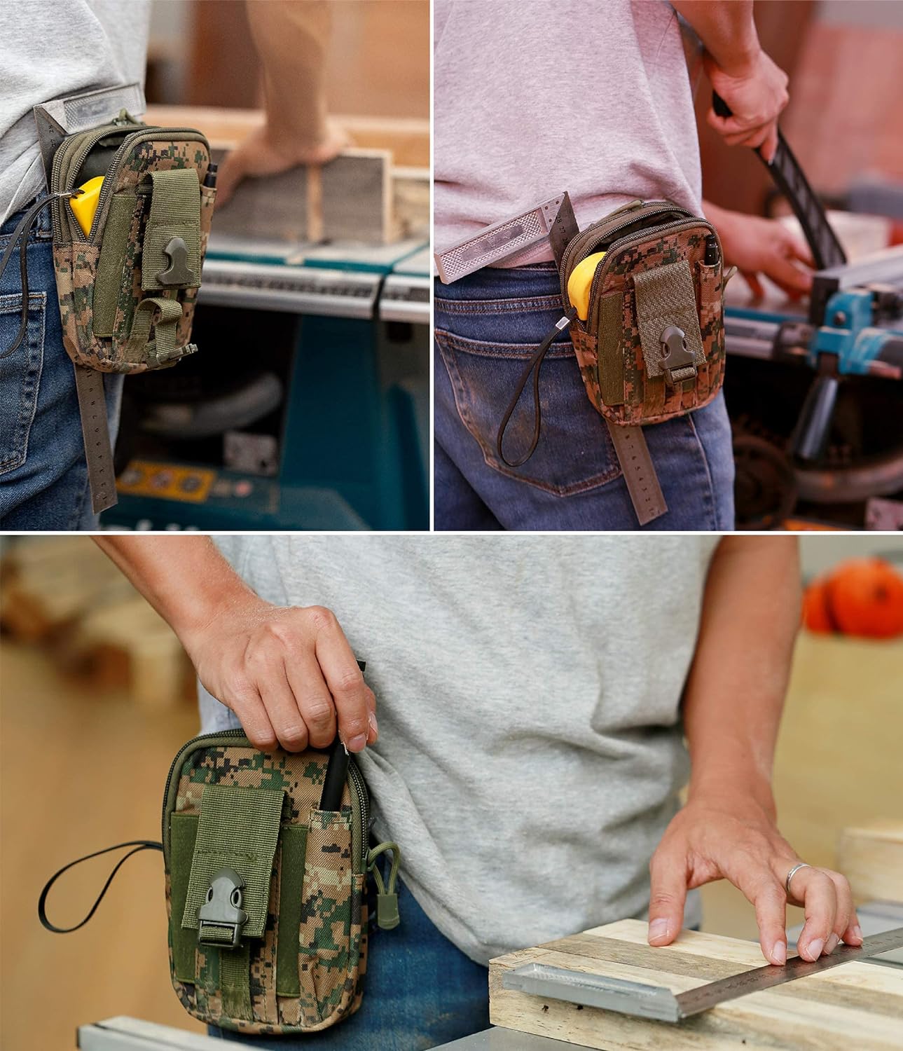 JupiterGear Tactical MOLLE Military Pouch Waist Bag for Hiking,