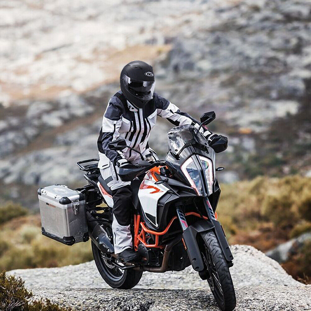 DOT Racing Motorcycle Helmet Full Face Dirt Bike Flip Up ATV  LED