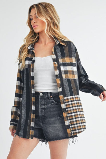 Lena Plaid Flannel Shirt