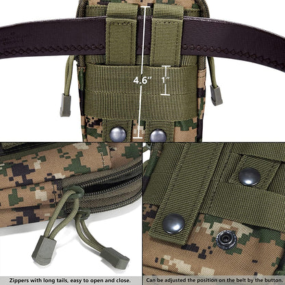 JupiterGear Tactical MOLLE Military Pouch Waist Bag for Hiking,
