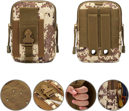 JupiterGear Tactical MOLLE Military Pouch Waist Bag for Hiking,