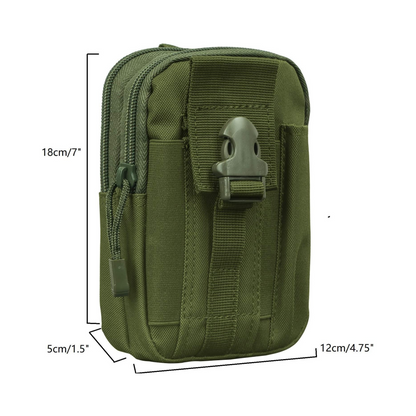 JupiterGear Tactical MOLLE Military Pouch Waist Bag for Hiking,