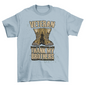 Veteran Boots Quote T-shirt