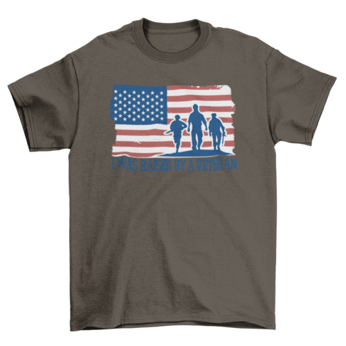 Veteran son quote t-shirt