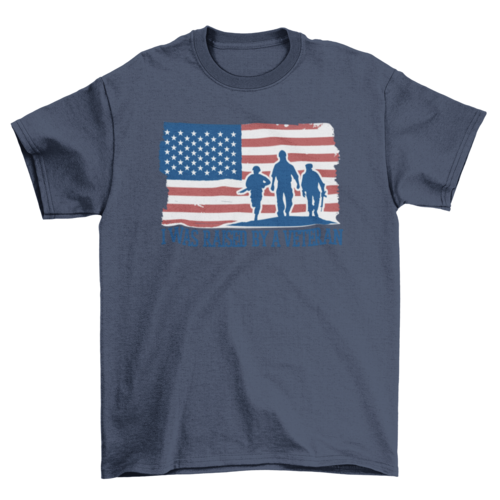 Veteran son quote t-shirt