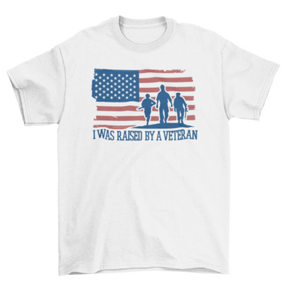 Veteran son quote t-shirt
