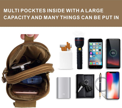 JupiterGear Tactical MOLLE Military Pouch Waist Bag for Hiking,