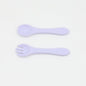 Baby Food Grade Complementary Food Training Silicone Spoon Fork Sets