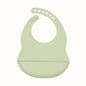 Baby Solid Color Food Grade Silicone Bibs