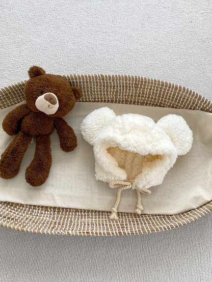 Winter Infant Baby Boys And Girls Solid Fluffy Thermal BOMBER Hats